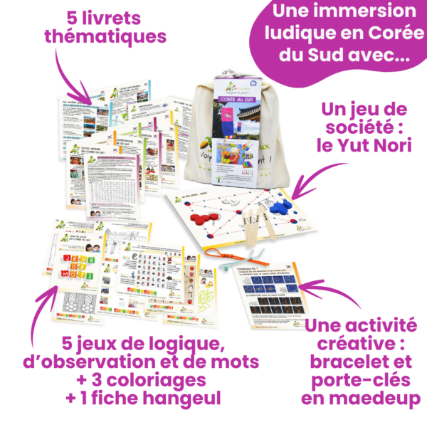 Voyageons en jouant Corée du Sud - Pour les enfants de 6 à 11 ans – Image 2
