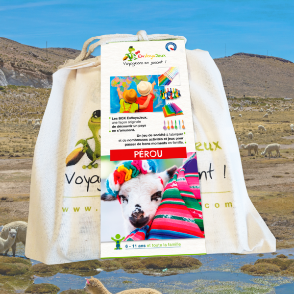 Voyageons en jouant Pérou - Pour les pettis explorateurs de 6 à 11 ans