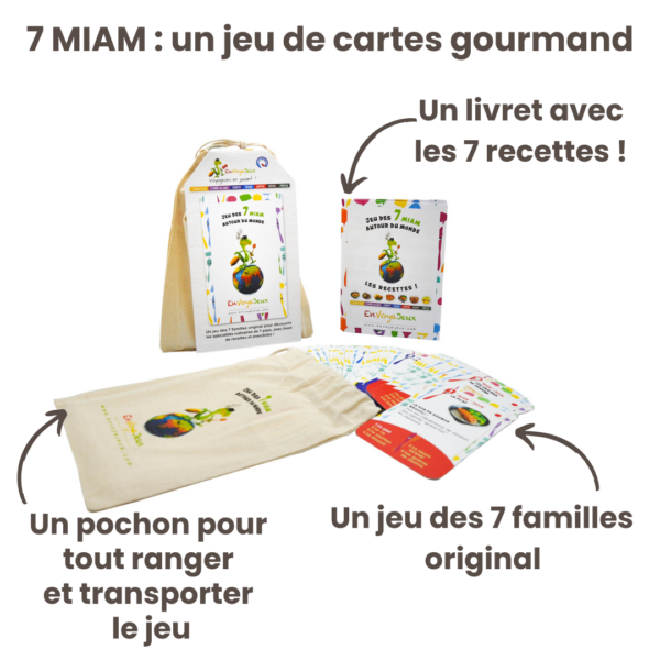 Jeu de cartes 7 MIAM - Autour du monde – Image 3