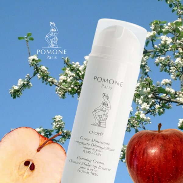 CRÈME MOUSSANTE NETTOYANTE DÉMAQUILLANTE aux pluri-actifs de pomme