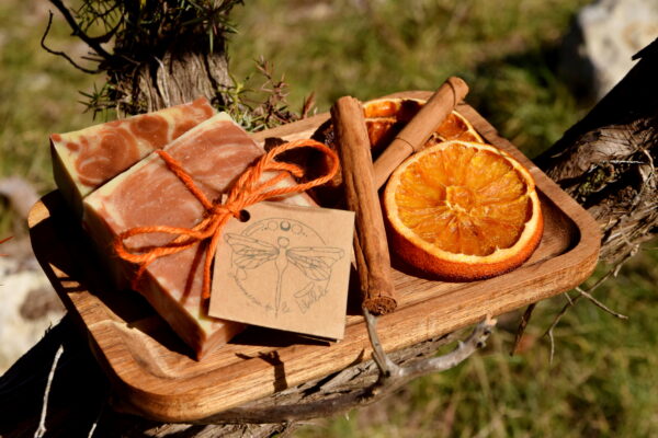 Savon artisanal Orange Cannelle